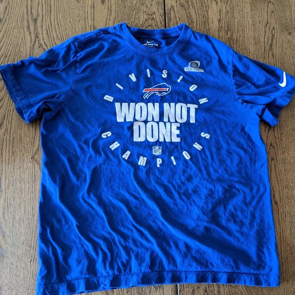 Nike Buffalo Bills 2020 AFC East Men's Shirt Size Large - Picture 1 of 2